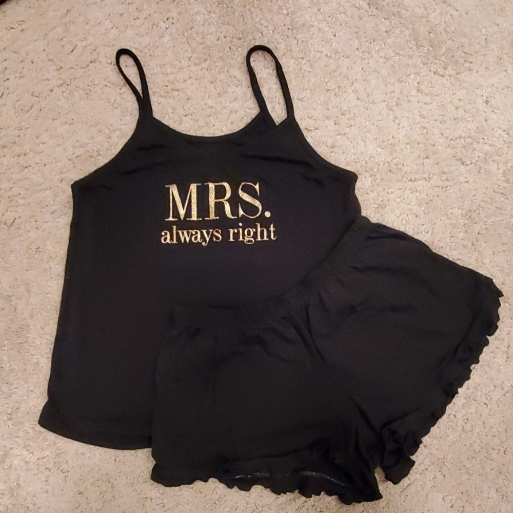 New bride pajama set